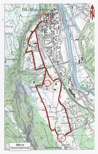 1500e Foulée du Cardinal parcours 7,5km