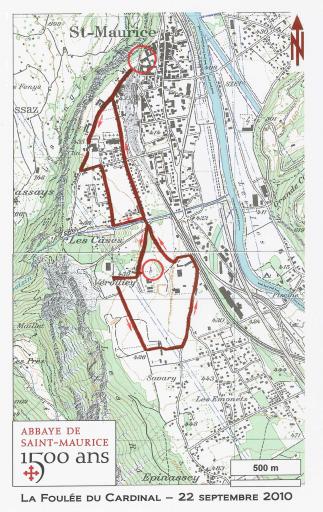 1500e Foulée du Cardinal parcours 5,8km